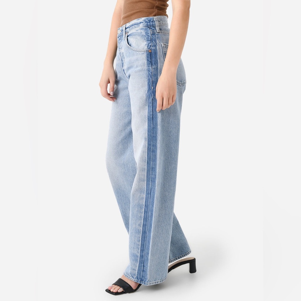 Citizens of Humanity Ayla Tuxedo Baggy Jeans Skylight Light Wash Size 30